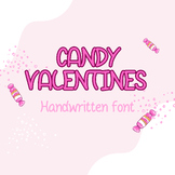 Candy valentine  | Handwritten font, Decorative Fonts, Dis