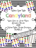 Candyland Cards for WTW--Alphabetic Spellers and Pattern S