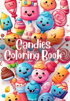 Preview of Candyland Dreams: A 50-Page Coloring Extravaganza
