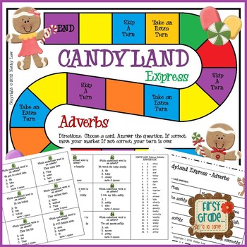 Basic English Speaking Games: Candyland (ESL)