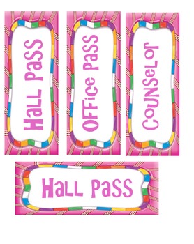 Preview of Candyland Hall Passes