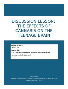 Preview of Cannabis Use and the Teenage Brain