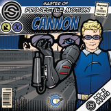 Cannon - Quadratic Functions Superhero Activities & Sci-Fi