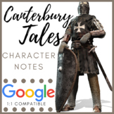 Canterbury Tales Character Notes | GOOGLE READY!