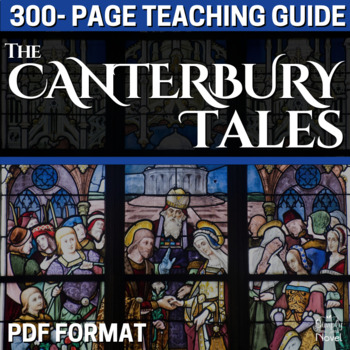Preview of The Canterbury Tales Unit Plan - MASSIVE 300+ Page No-Prep Teacher Resource