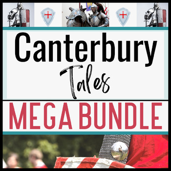 Preview of Canterbury Tales MEGA BUNDLE-- Great for Distance Learning & In Class Study!