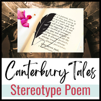 Preview of Canterbury Tales Stereotype Poem:  Creating a Modern-day Pilgrim