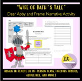 Canterbury Tales "Wife of Bath" Dear Abby Activity and Fra