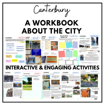 Preview of Canterbury - a walk around the city WORKBOOK