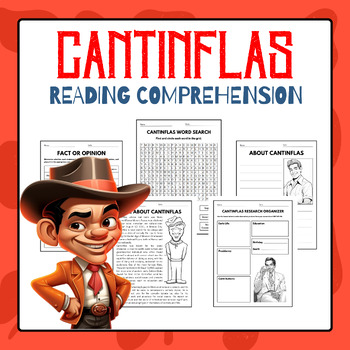 Preview of Cantinflas - Reading Comprehension Pack | Hispanic Heritage Month Activities