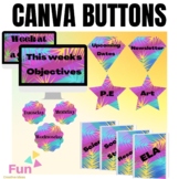 Canva Buttons - Growing Bundle - Distance Learning - Back 