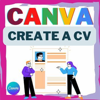 Preview of Canva - Create a Resume / CV Assignment for Students