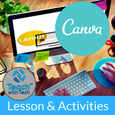 Canva Design & Desktop Publishing Program Lesson & Activities UPDATED 2023