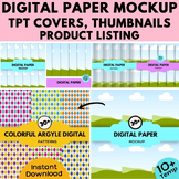 Canva Digital Paper Mockup Set: TPT Teacher Seller's Ultim