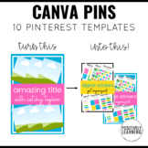 Canva Pin Templates for Teachers