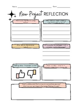 Preview of Canva Reflection Tl