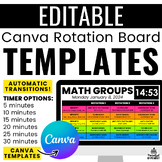 Canva Rotation Board Templates | EDITABLE