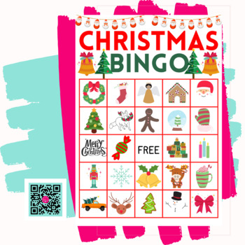 Canva Template-PDF-Christmas Bingo for Kids-Homeschool-PreK-3rd | TPT