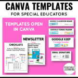 Canva Templates for Classroom Set Up | Special Education T