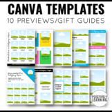 Canva Templates for Previews and Product Guides