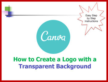 Preview of Canva - how to create a logo and make the background Transparent