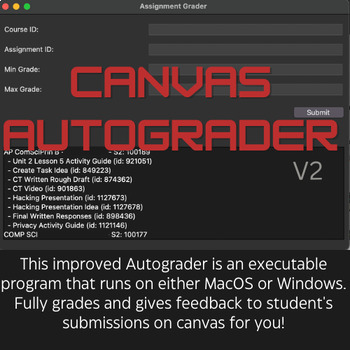 Preview of Canvas Assignment Autograder V2