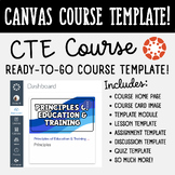 Canvas LMS Template - BASIC COURSE - CTE Themed - 100% Cus