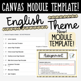 Canvas LMS Template - MODULE - ELA Theme - 100% Customizable