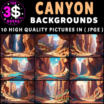 Preview of Canyon Backgrounds – 1O Pictures