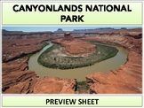 Canyonlands National Park : Project Materials