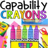 Capability Crayons self-esteem activity for Google Classroom Distance Learning