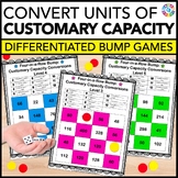 Customary Conversions Measurement Game Worksheets Converti