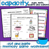 Capacity Activities and Games Measuring Cups, Pints, Quart