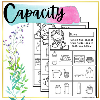 Preview of Capacity Holds more or less
