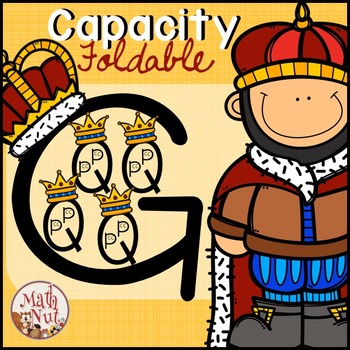 Preview of Capacity Interactive Notebook | Capacity Foldable Activity