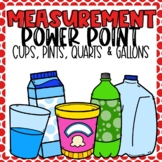 Capacity Measurement PowerPoint using Cups, Pints, Quarts 