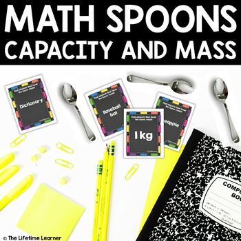 Preview of Capacity and Mass Game | Math Spoons Game