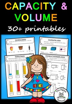Preview of Capacity and Volume – 30+ printables