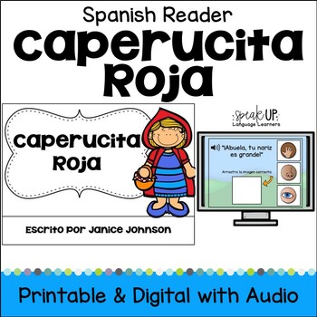 Preview of Caperucita Roja Spanish Fairy Tale Reader & Activities Easy Beginning Mini Book