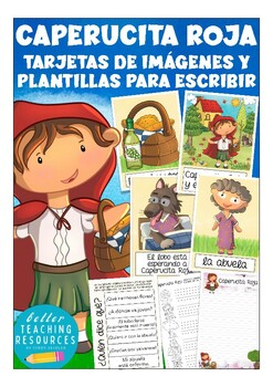 Preview of Caperucita Roja - tarjetas con imágenes + contar cuentos  Español / Spanish