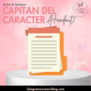Preview of Capitán del Carácter (Handout)
