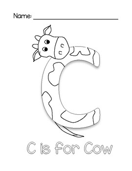 Capital ABC Coloring Pages by Pocketful of Pencils | TPT