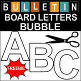 Bubble Letters Theme Bulletin Board Letters Classroom Deco