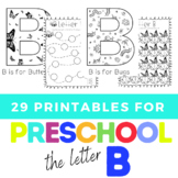 Capital Letter B | Preschool Worksheets | Letter B Worksheets