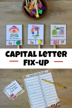 Desktop Anchor Chart: Capital Letters [*SOLD INDIVIDUALLY], 10 Uses Of  Capital Letters