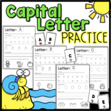Capital Letter Handing Writing Letter Identification and F