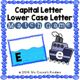 Boats - Letter Matching Uppercase and Lowercase Worksheet