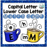 Winter Hot Cocoa - Letter Matching Uppercase and Lowercase