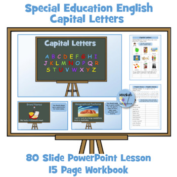 Preview of Capital Letters / Capitalization - Special Education English