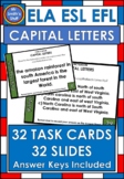 Capital Letters - Capitalization - Task Cards